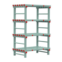 Kunststoffregale Eurostelle modular