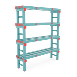 Plastic rack Euro rack modular
