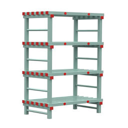 Rayonnage en plastique eurostelle modulaire
