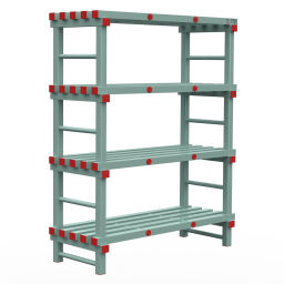 Rayonnage en plastique eurostelle modulaire