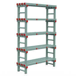 Rayonnage en plastique eurostelle modulaire