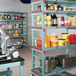 Rayonnage en plastique eurostelle modulaire