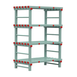 Rayonnage en plastique eurostelle modulaire