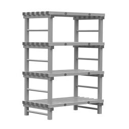 Rayonnage en plastique eurostelle modulaire