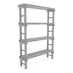 Plastic rack Euro rack modular