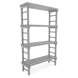 Rayonnage en plastique eurostelle modulaire