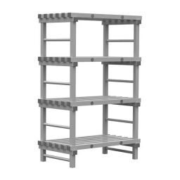 Rayonnage en plastique eurostelle modulaire