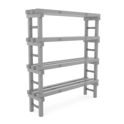 Kunststoffregale Eurostelle modular