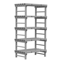 Rayonnage en plastique eurostelle modulaire