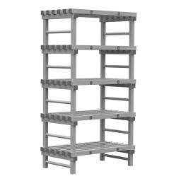 Rayonnage en plastique eurostelle modulaire