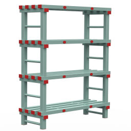 Rayonnage en plastique eurostelle modulaire