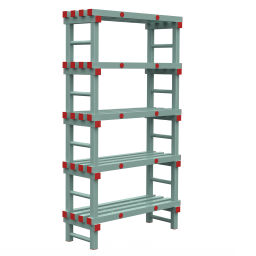 Rayonnage en plastique eurostelle modulaire