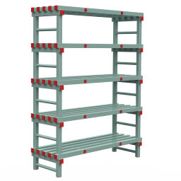 Rayonnage en plastique eurostelle modulaire