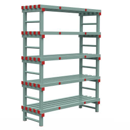 Rayonnage en plastique eurostelle modulaire