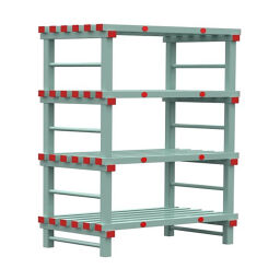 Rayonnage en plastique eurostelle modulaire