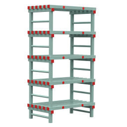 Rayonnage en plastique eurostelle modulaire