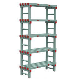 Rayonnage en plastique eurostelle modulaire