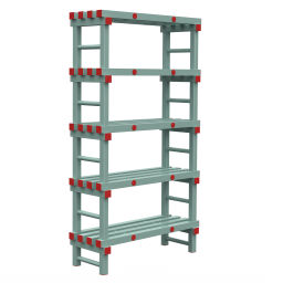 Rayonnage en plastique eurostelle modulaire