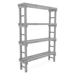 Rayonnage en plastique eurostelle modulaire