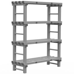 Rayonnage en plastique eurostelle modulaire