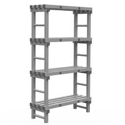 Rayonnage en plastique eurostelle modulaire