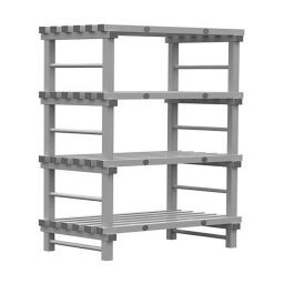 Kunststoffregale Eurostelle modular