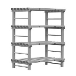 Rayonnage en plastique eurostelle modulaire