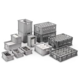 Accessoires pour bacs en plastique support de verre