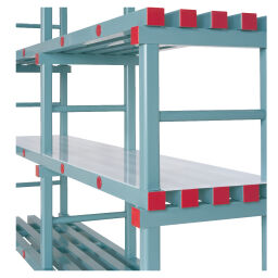 Rayonnage en plastique accessoires couvercle