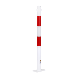 Rammschutzpfosten Rammschutz-Poller rot/weiß