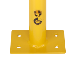 Protection posts protective post  crash protection bollard yellow/black