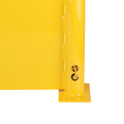 Rammschutzbügel Rammschutz-Bügel mit Untergestell, aus Stahl