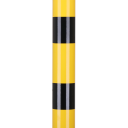 Protection posts protective post  crash protection bollard yellow/black