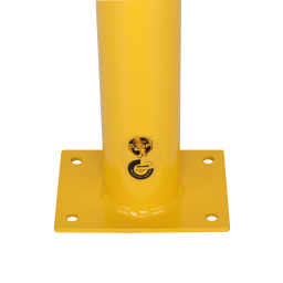 Protection posts protective post  crash protection bollard yellow/black