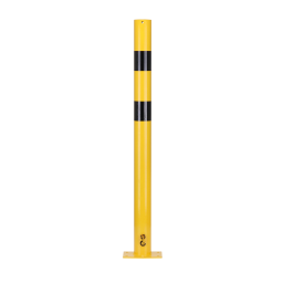 Protection posts protective post  crash protection bollard yellow/black