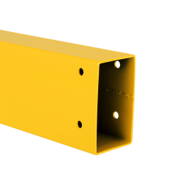Protective guard rails crossbeam