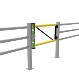Protective guard rails gateway
