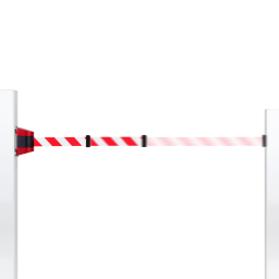 Absperrband Wandkassette mit Gurtband magnetische Wandkassette mit Rollgurt