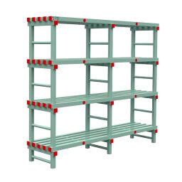 Rayonnage en plastique eurostelle modulaire