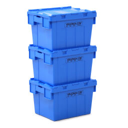 Distributiebakken voorzien van 2-delig deksel