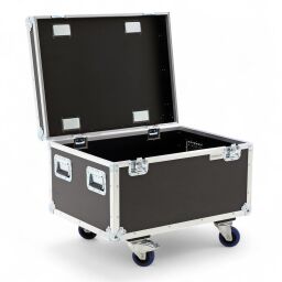 Transportkoffer Flightcase mit doppeltem Schnellverschluss