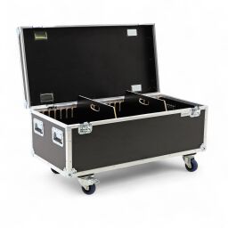 Flightcase avec fermeture rapide double