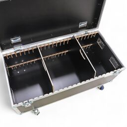 Flightcase avec fermeture rapide double