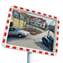 Safety mirrors Safety and marking basic traffic mirror acrylic 60x80 cm.  W: 800, H: 600 (mm). Article code: 42.243.12.742