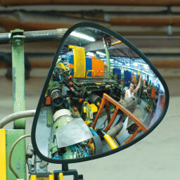 Safety mirrors safety and marking industry perception mirror with holder acrylic ø33 cm