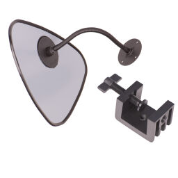 Safety mirrors safety and marking industry perception mirror with holder acrylic ø33 cm