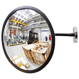 Safety mirrors safety and marking industry perception mirror with magnetic holder acrylic ø30 cm