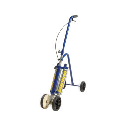 Floor marking and tape safety and marking marking trolley for stripes of 100 mm to 130 mm 