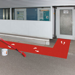 Floor marking and tape Safety and marking marking paint 5 liter outside paint - grey.  Article code: 42.263.25.110