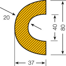 Profilé et cornière profil de protection tube de protection
